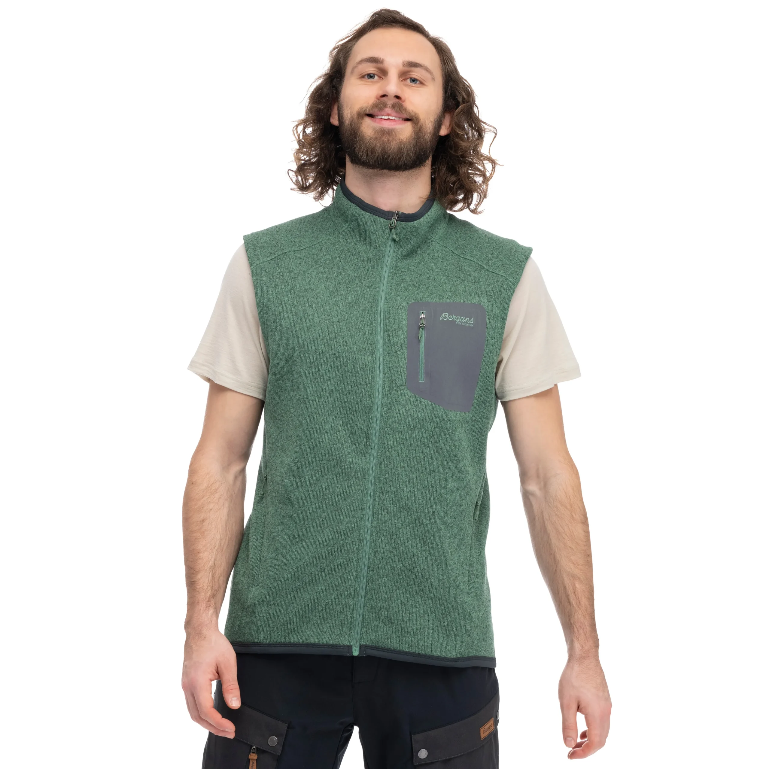 Kamphaug Knitted Vest Men - Bergans