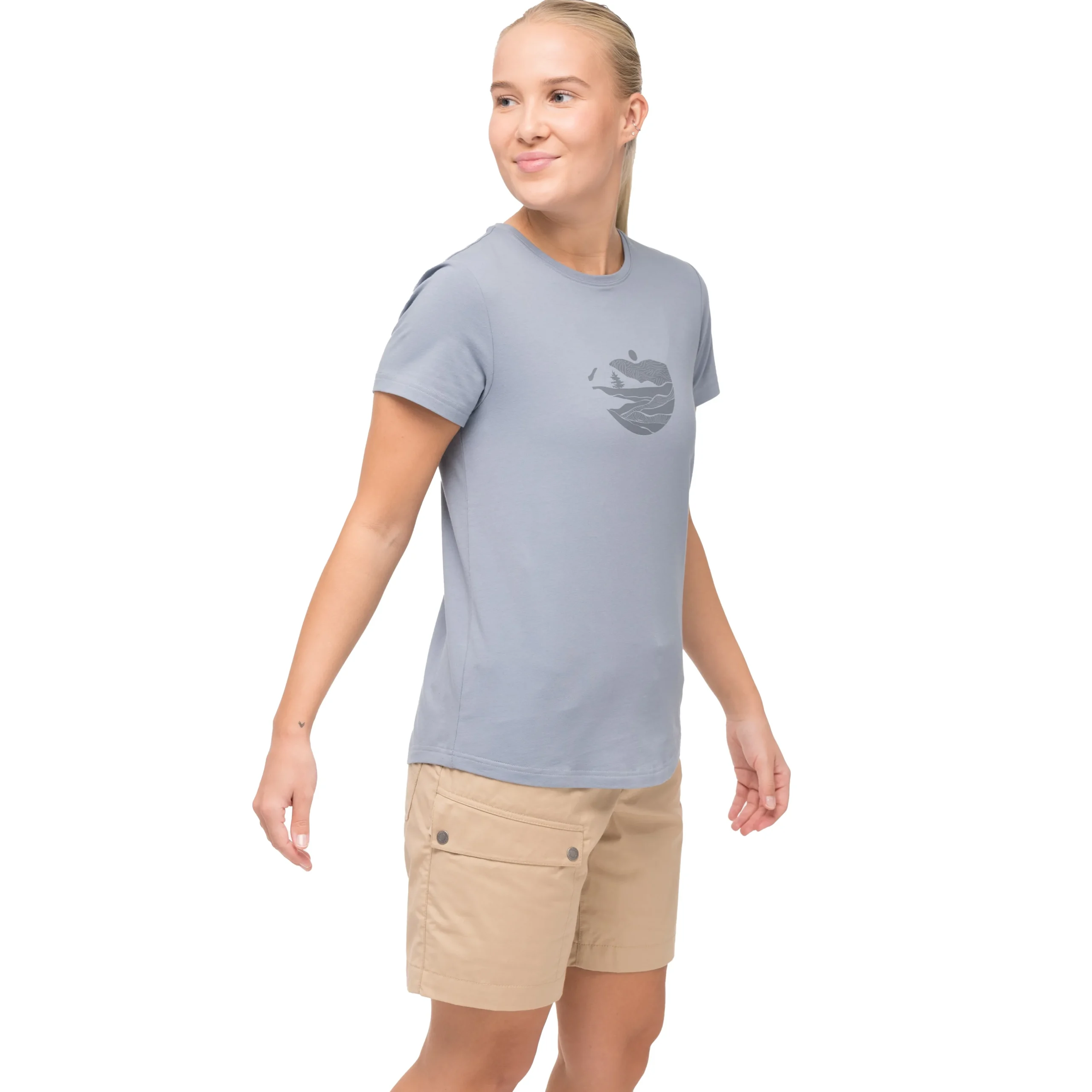 Nordmarka Organic Cotton Print Tee Women - Bergans