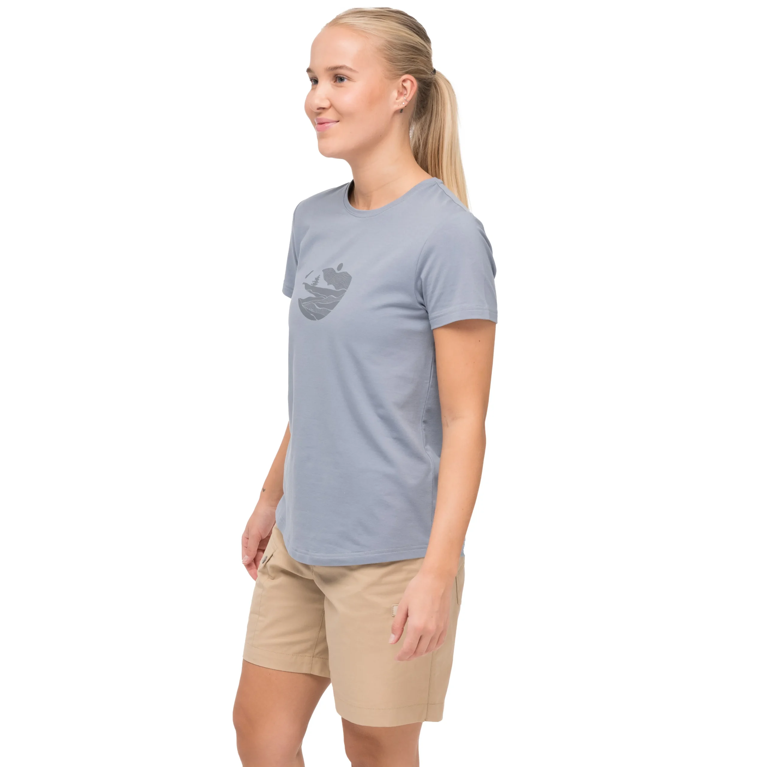 Nordmarka Organic Cotton Print Tee Women - Bergans