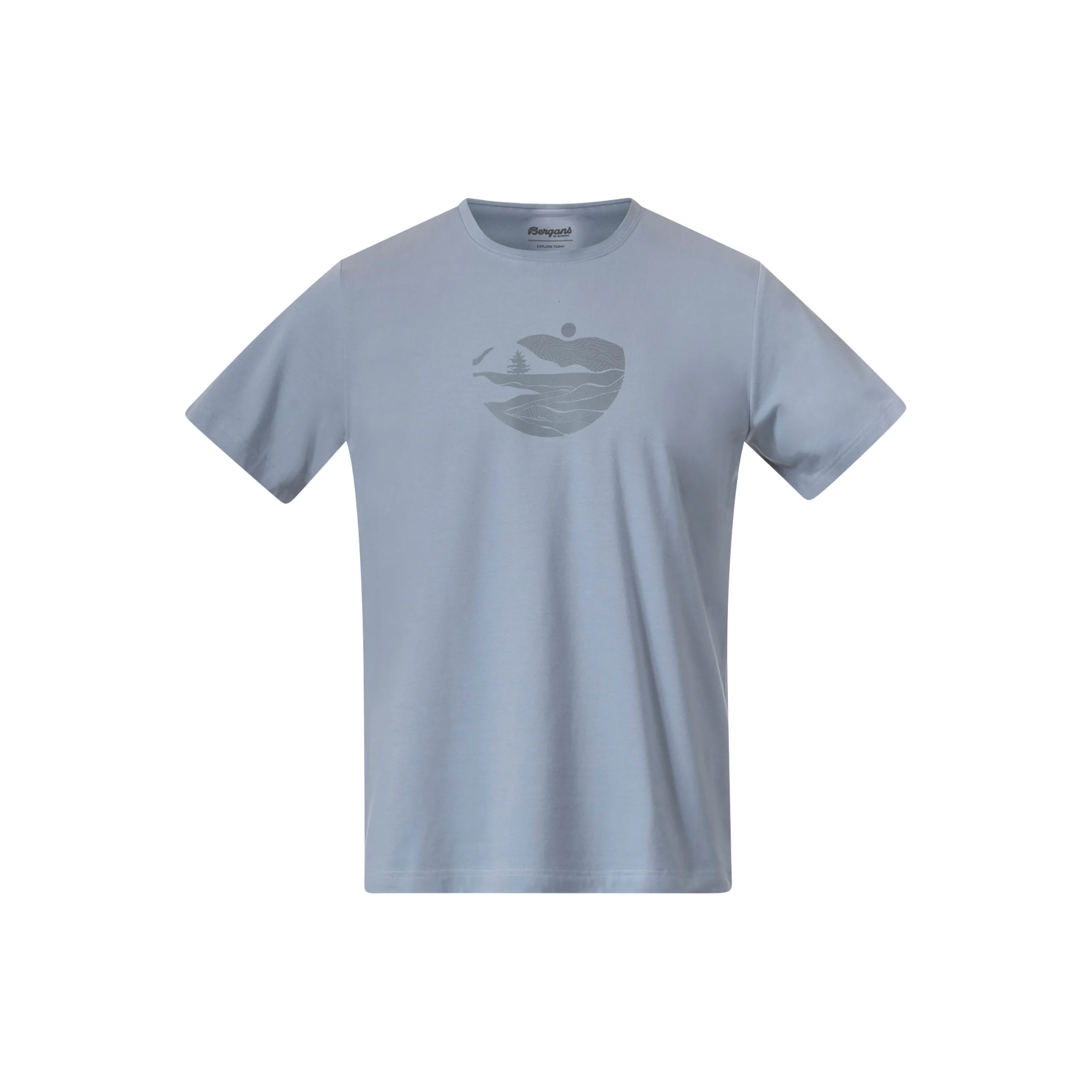 Nordmarka Organic Cotton Print Tee Men - Bergans