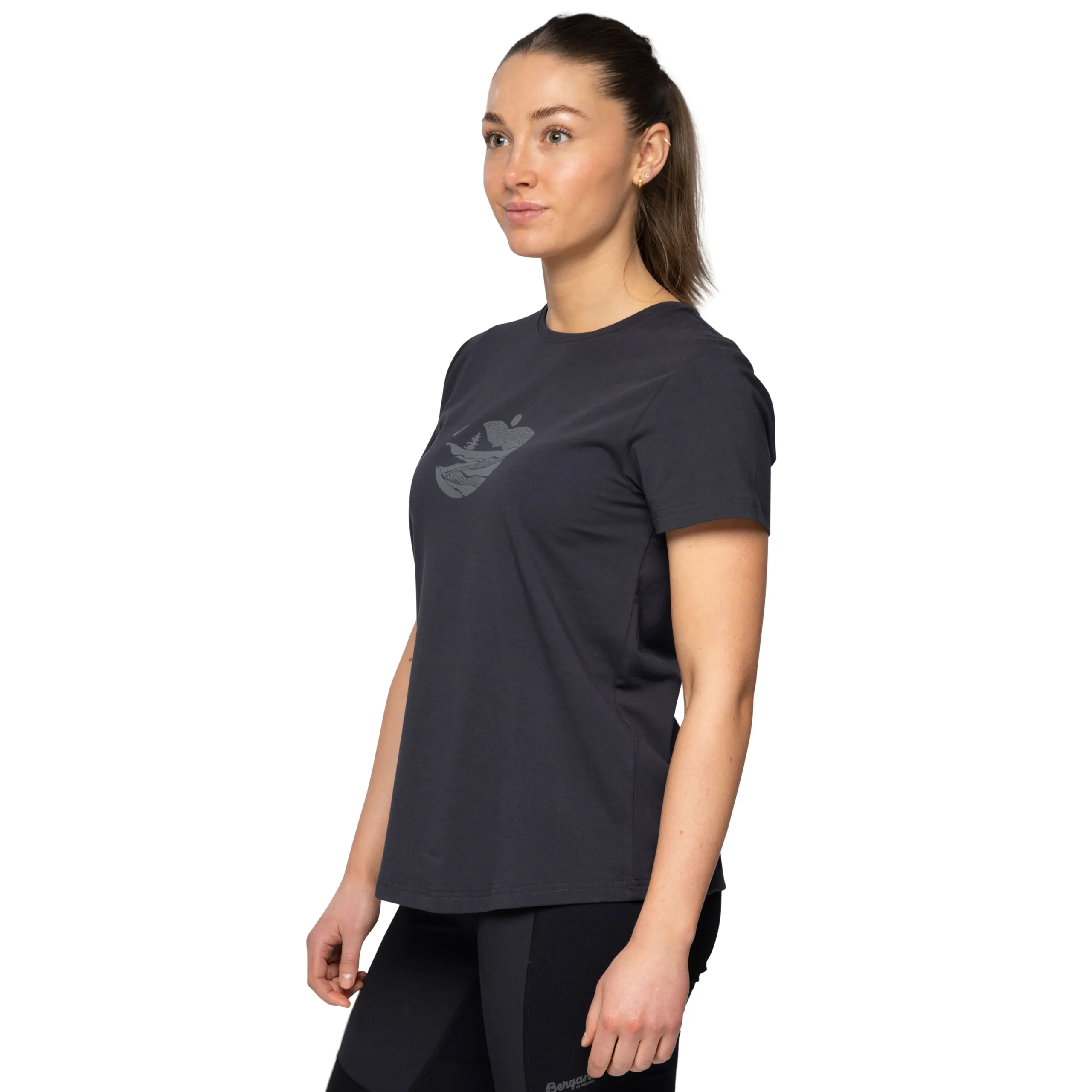 Nordmarka Organic Cotton Print Tee Women - Bergans