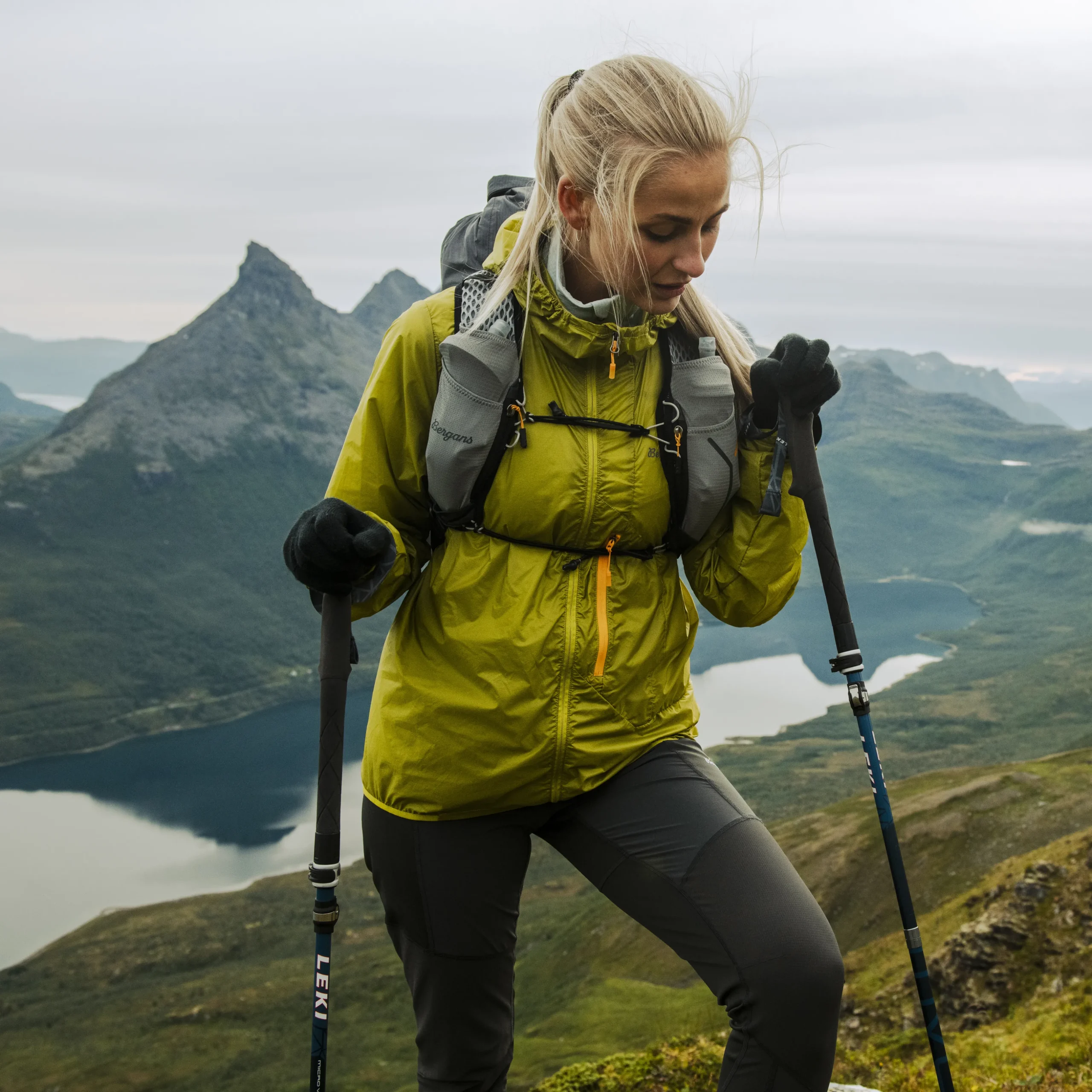Y LightLine Pure Windbreaker Jacket Women - Bergans